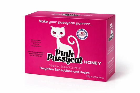 💗 Pink Pussycat – Caja con 12 Sobres (Déjate envolver por la intensidad)